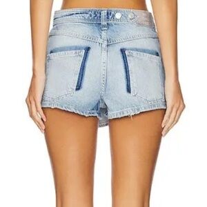 Maxine Denim Skort 
COLOR- Powder Blue
We The Free
NWOT